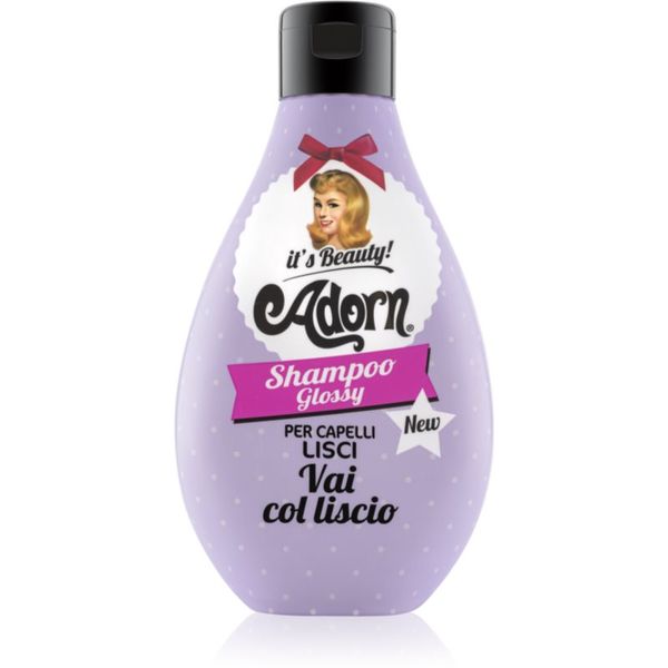Adorn Adorn Glossy Shampoo šampon za normalne in tanke lase ki dodaja hidracijo in sijaj Shampoo Glossy 250 ml