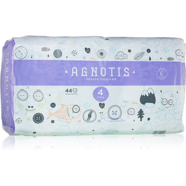 Agnotis Agnotis Baby Diapers No 4 plenice za enkratno uporabo 7-18 kg 44 kos