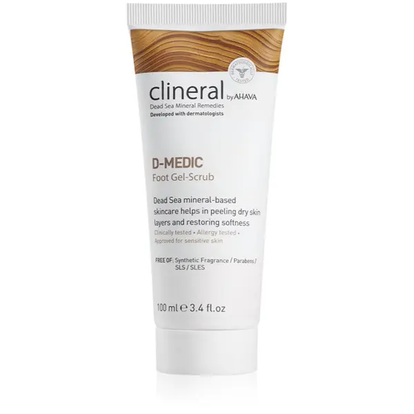 Ahava AHAVA Clineral D-MEDIC nežni gel piling za noge 100 ml