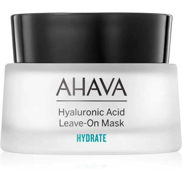 Ahava AHAVA Hyaluronic Acid Leave-On Mask vlažilna kremasta maska s hialuronsko kislino 50 ml
