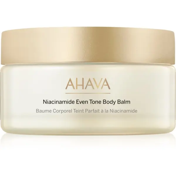 Ahava AHAVA Niacinamide Even Tone Body Balm balzam za telo za osvetljevanje kože in hidratacijo 220 ml