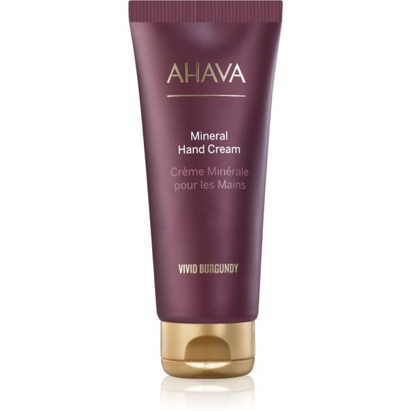 Ahava AHAVA Vivid Burgundy vlažilna krema za roke z minerali Mrtvega morja 100 ml