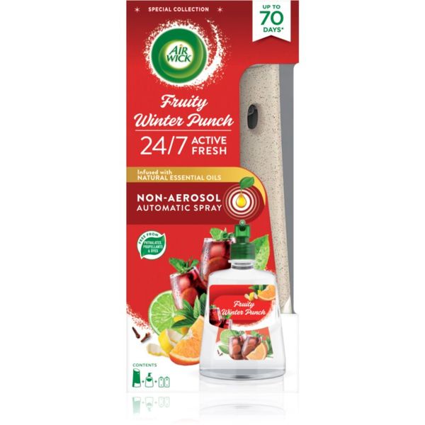 Air Wick Air Wick Active Fresh Family Winter Punch avtomatski osvežilec zraka s polnilom 228 ml