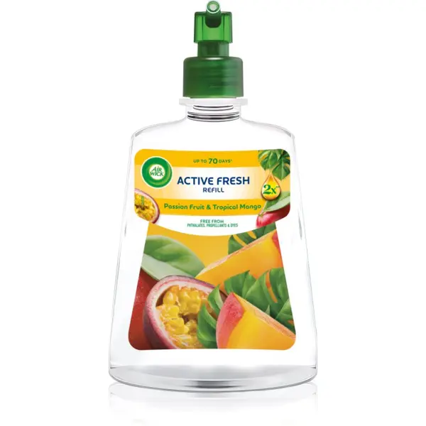 Air Wick Air Wick Active Fresh Passion Fruit & Tropical Mango osvežilec zraka nadomestno polnilo 228 ml