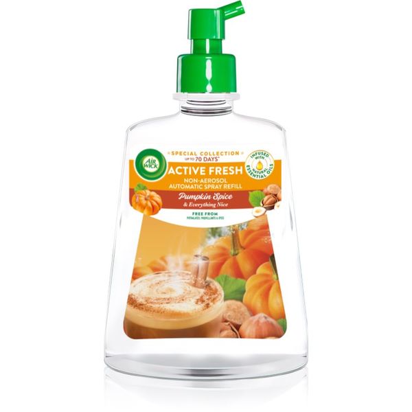 Air Wick Air Wick Active Fresh Pumpkin Spice & Everything Nice osvežilec zraka nadomestno polnilo 228 ml