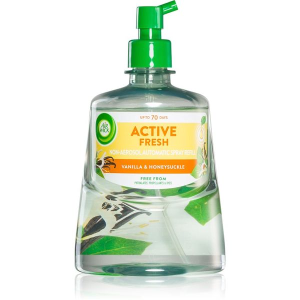 Air Wick Air Wick Active Fresh Vanilla & Honeysuckle osvežilec zraka nadomestno polnilo 228 ml