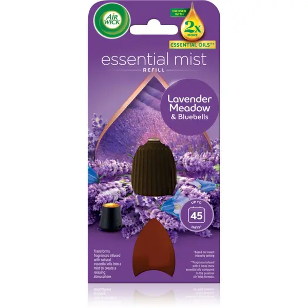 Air Wick Air Wick Essential Mist Lavender Meadow & Bluebells nadomestno polnilo za aroma difuzor 20 ml