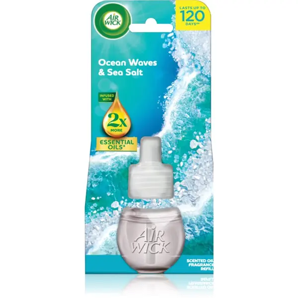 Air Wick Air Wick Essential Oils Ocean Wawes & Sea Salt polnilo za aroma difuzor 19 ml