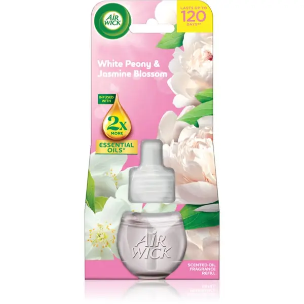 Air Wick Air Wick Essential Oils White Peony & Jasmine Blossom polnilo za aroma difuzor 19 ml