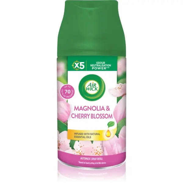 Air Wick Air Wick Freshmatic Magnolia & Cherry Blossom osvežilec zraka nadomestno polnilo 250 ml