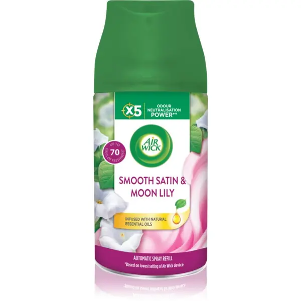 Air Wick Air Wick Freshmatic Smooth Satin & Moon Lily osvežilec zraka nadomestno polnilo 250 ml