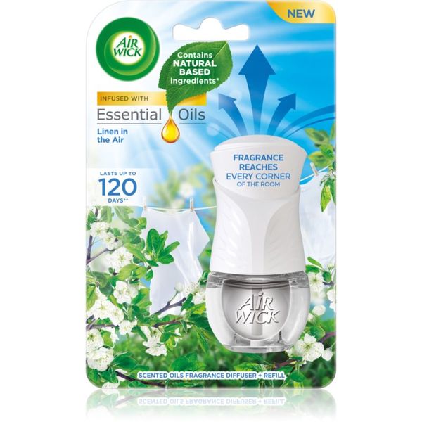 Air Wick Air Wick Linen in the Air Electric električni osvežilec zraka s polnilom 19 ml
