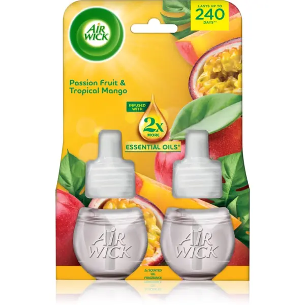 Air Wick Air Wick Passion Fruit & Tropical Mango polnilo za aroma difuzor 2x19 ml