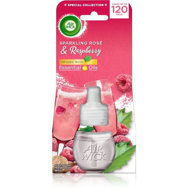 Air Wick Air Wick Sparkling Rose & Raspberry električni osvežilec zraka nadomestno polnilo 19 ml
