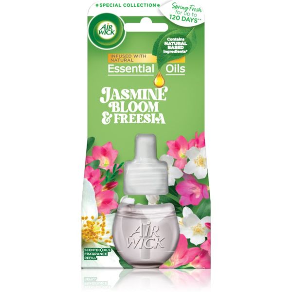 Air Wick Air Wick Spring Fresh Jasmine Bloom & Freesia nadomestno polnilo za aroma difuzor 19 ml