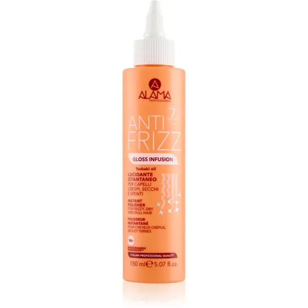 Alama Professional Alama Professional Anti Frizz Gloss Infusion serum brez spiranja za sijaj in mehkobo las 150 ml
