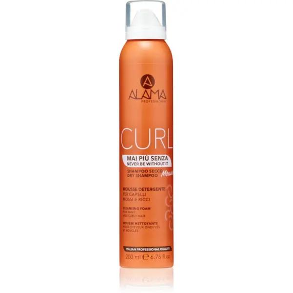 Alama Professional Alama Professional Curl Dry Shampoo Mousse suhi šampon za valovite in kodraste lase 200 ml