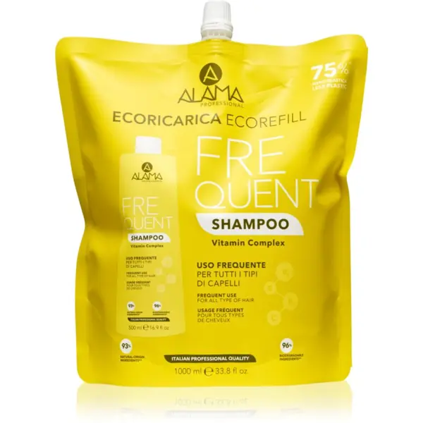 Alama Professional Alama Professional Frequent Shampoo šampon za vsakodnevno uporabo Eco Refill 1000 ml