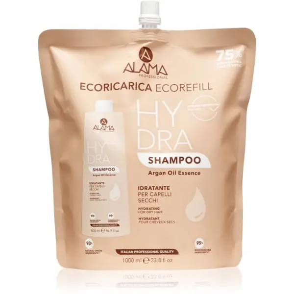 Alama Professional Alama Professional Hydra Shampoo vlažilni šampon Eco Refill 1000 ml