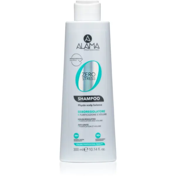 Alama Professional Alama Professional Zero Stress Sebum Regulating Shampoo šampon za mastno lasišče 300 ml
