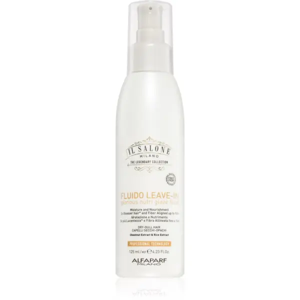 Alfaparf Milano Alfaparf Milano Il Salone Milano Glorious Nutri Glaze Fluid pršilo brez spiranja za suhe lase 125 ml
