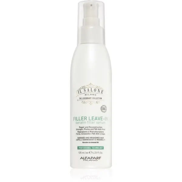 Alfaparf Milano Alfaparf Milano Il Salone Milano Keratin Filler Serum serum za suhe in poškodovane lase 125 ml