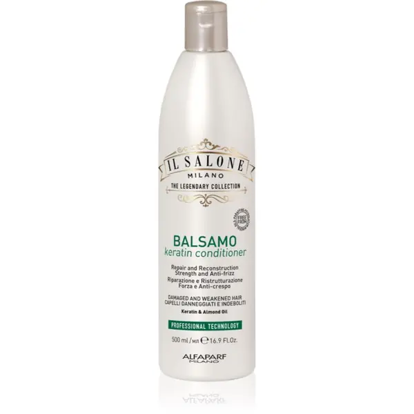 Alfaparf Milano Alfaparf Milano Il Salone Milano Keratin obnovitveni balzam za poškodovane lase 500 ml