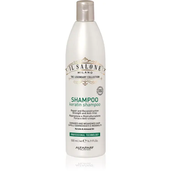 Alfaparf Milano Alfaparf Milano Il Salone Milano Keratin obnovitveni šampon za poškodovane lase 500 ml