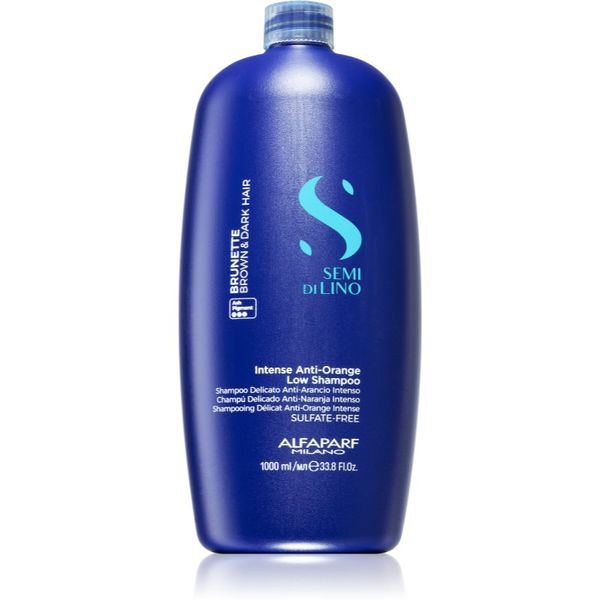 Alfaparf Milano Alfaparf Milano Semi di Lino Brunette šampon za toniranje za nevtralizacijo medeninastih podtonov 1000 ml