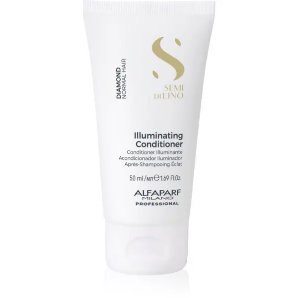Alfaparf Milano Alfaparf Milano Semi di Lino Diamond Illuminating posvetlitveni balzam za sijaj in enostavno razčesavanje las 50 ml
