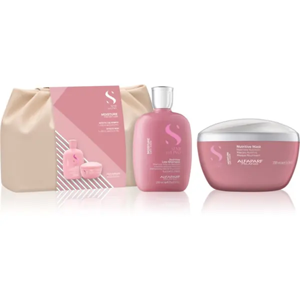 Alfaparf Milano Alfaparf Milano Semi di Lino Moisture Duo Kit darilni set za suhe lase