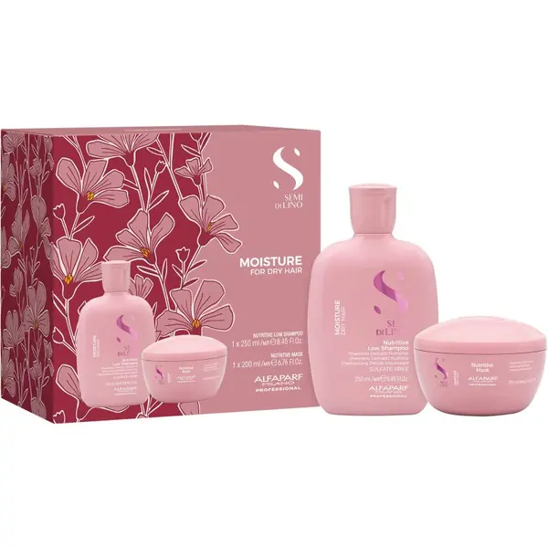 Alfaparf Milano Alfaparf Milano Semi di Lino Moisture Kit set za zelo suhe lase