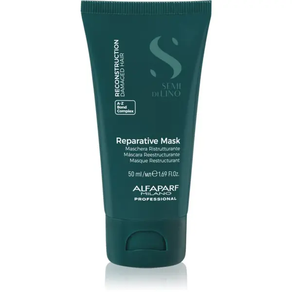 Alfaparf Milano Alfaparf Milano Semi di Lino Reconstruction Reparative obnovitvena maska za poškodovane lase 50 ml
