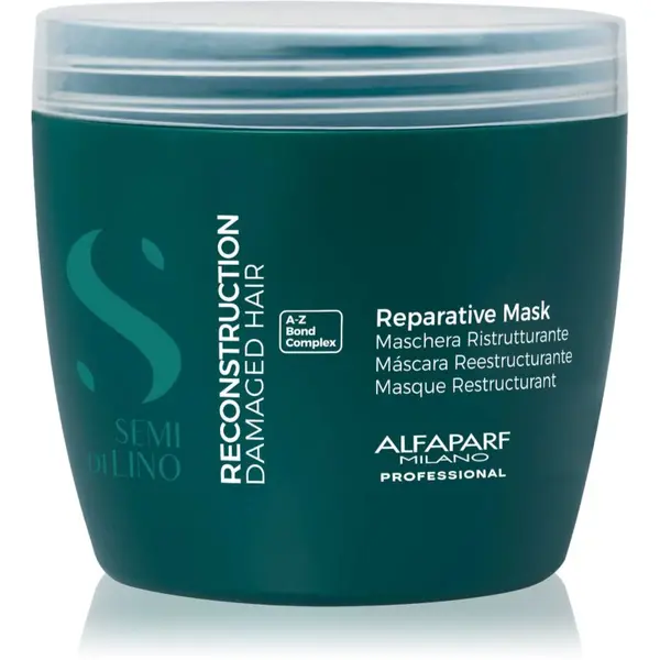 Alfaparf Milano Alfaparf Milano Semi di Lino Reconstruction Reparative obnovitvena maska za poškodovane lase 500 ml