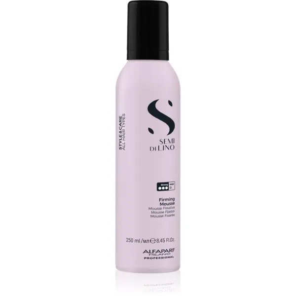 Alfaparf Milano Alfaparf Milano Semi di Lino Style&Care Firming mousse pena z močnim utrjevanjem za lase 250 ml