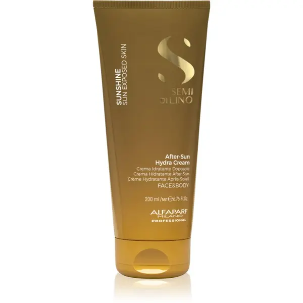 Alfaparf Milano Alfaparf Milano Semi di Lino Sunshine After Sun Hydra Cream vlažilna krema za obraz in telo po sončenju 200 ml