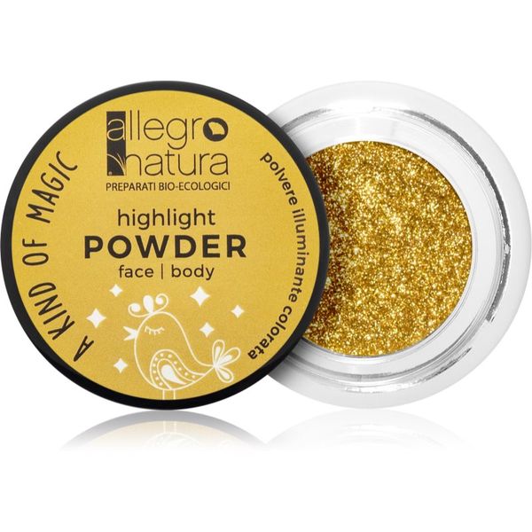 Allegro Natura Allegro Natura A Kind of Magic puder za osvetljevanje za obraz in oči Starry Gold 1,5 g