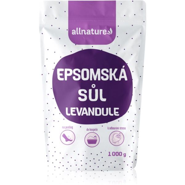 Allnature Allnature Epsom salt Lavender sol za kopel 1000 g