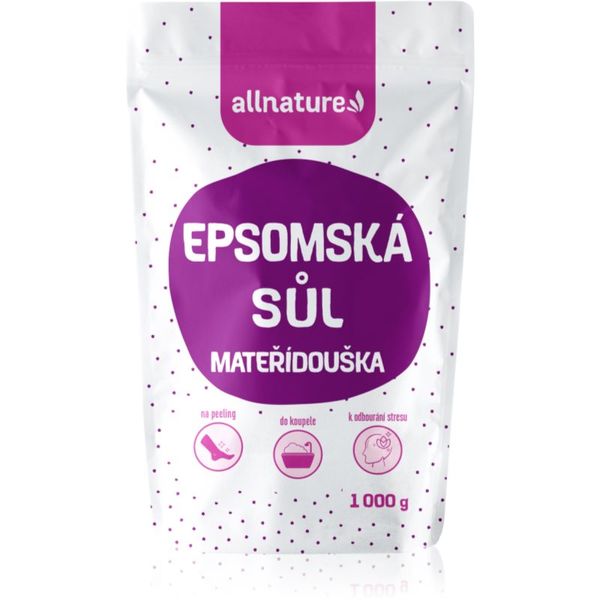 Allnature Allnature Epsom salt Motherwort sol za kopel 1000 g