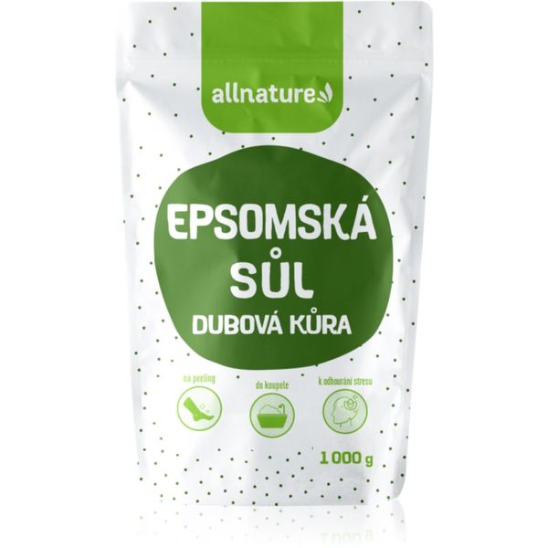 Allnature Allnature Epsom salt Oak Bark sol za kopel 1000 g