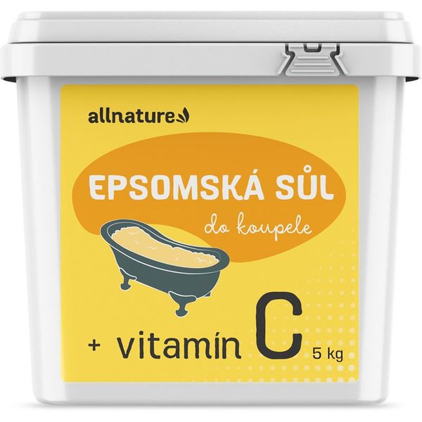 Allnature Allnature Epsom salt Vitamin C sol za kopel z vitaminom C 5000 g