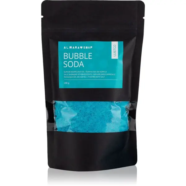 Almara Soap Almara Soap Bath Salt Bubble Soda barvna kopalna sol 180 g