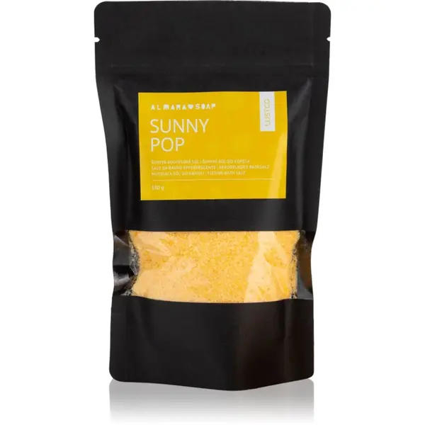 Almara Soap Almara Soap Bath Salt Sunny Pop barvna kopalna sol 180 g