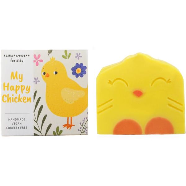 Almara Soap Almara Soap For Kids My Happy Chicken ročno izdelano milo za otroke 100 g