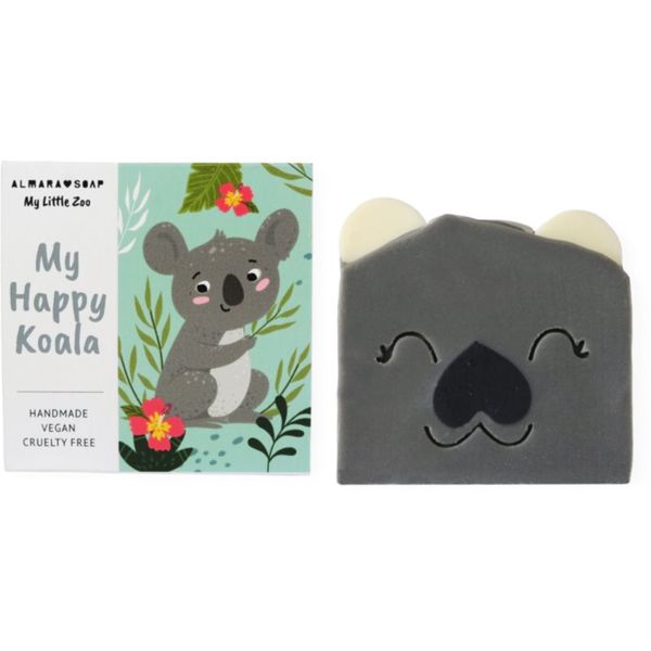 Almara Soap Almara Soap For Kids My Happy Koala ročno izdelano milo z vonjem maline za otroke 100 g