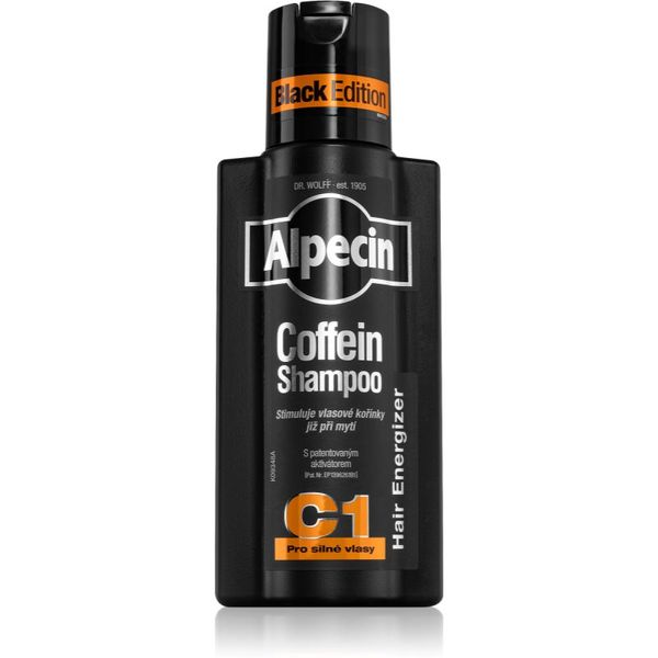 Alpecin Alpecin Coffein Shampoo C1 Black Edition šampon s kofeinom za moške za spodbujanje rasti las 250 ml