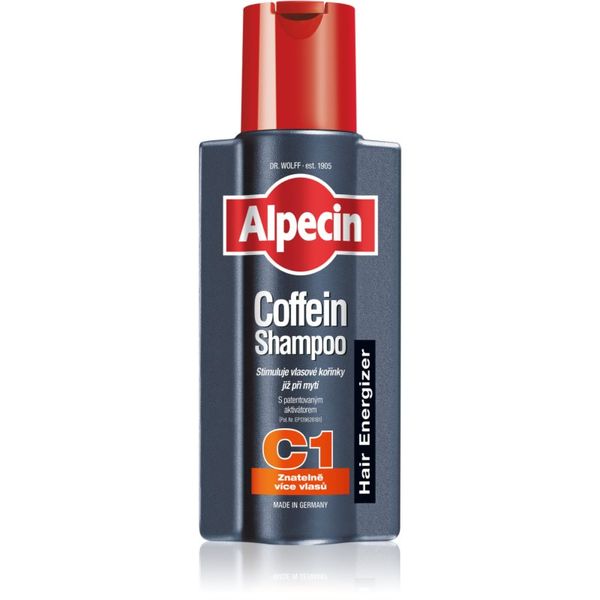 Alpecin Alpecin Hair Energizer Coffein Shampoo C1 šampon s kofeinom za moške za spodbujanje rasti las 250 ml