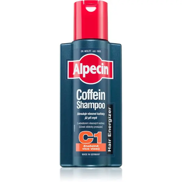 Alpecin Alpecin Hair Energizer Coffein Shampoo C1 šampon s kofeinom za moške za spodbujanje rasti las 250 ml