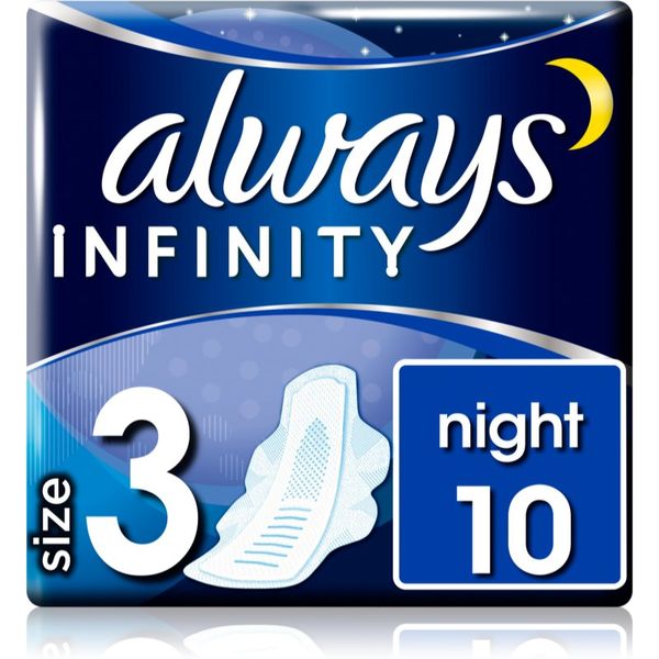 Always Always Infinity Night Size 3 vložki za noč 10 kos