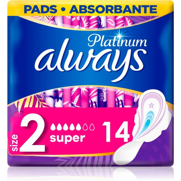 Always Always Platinum Super Size 2 vložki 14 kos